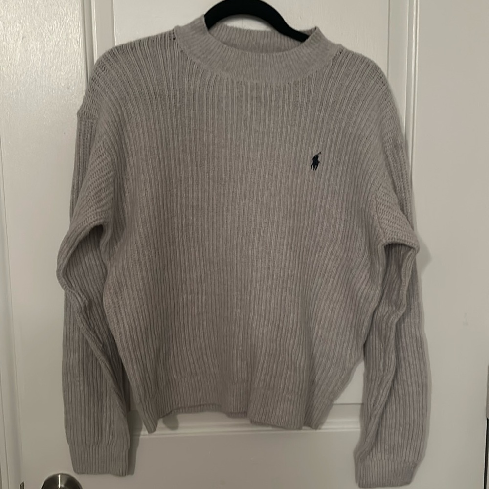 Women’s Polo Ralph Lauren light grey sweater